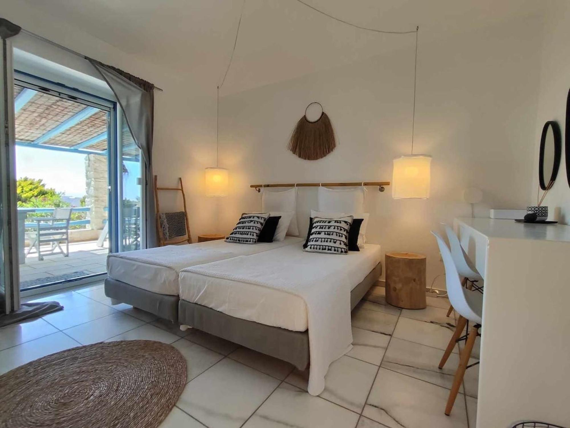 Island Magic - Seaview Villa With Jacuzzi Pool Ambelas Bagian luar foto