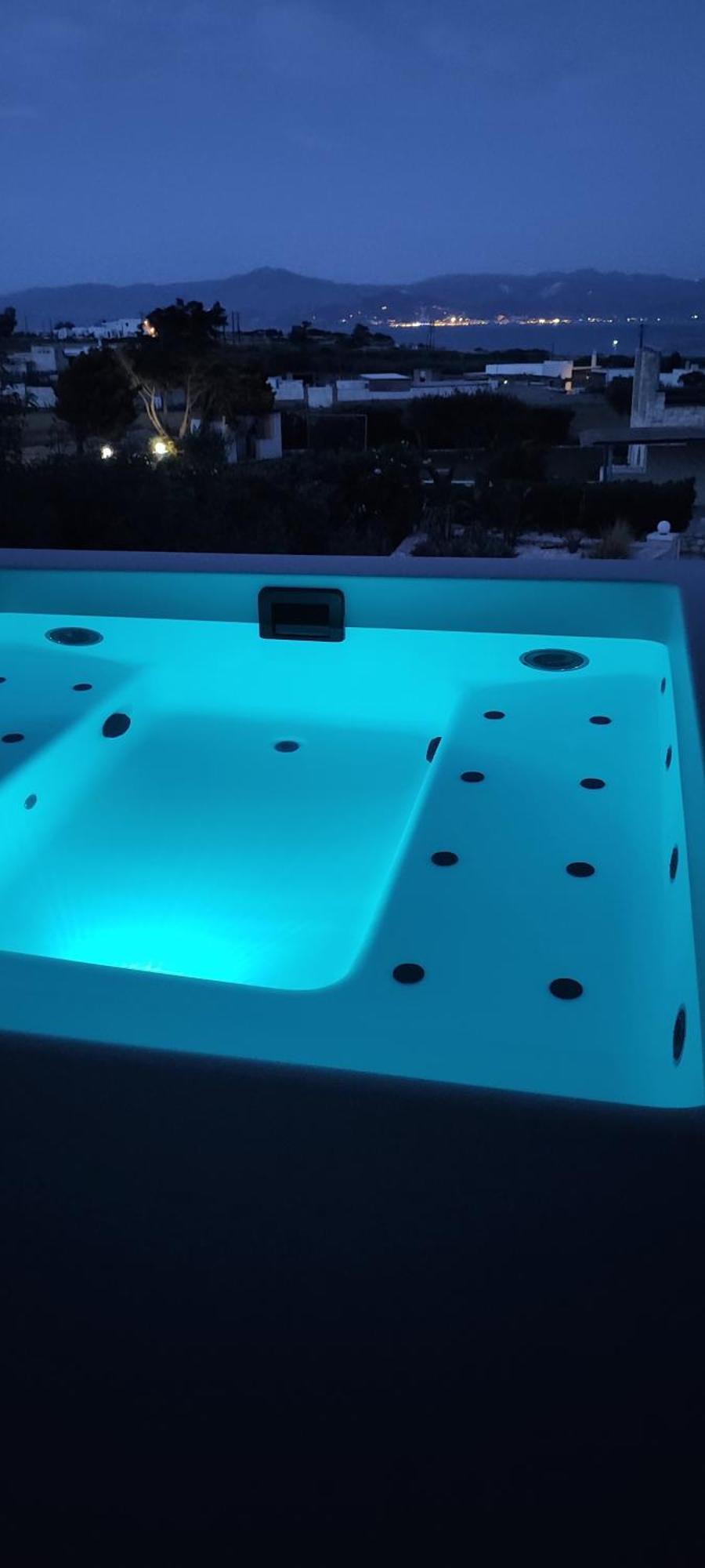 Island Magic - Seaview Villa With Jacuzzi Pool Ambelas Bagian luar foto