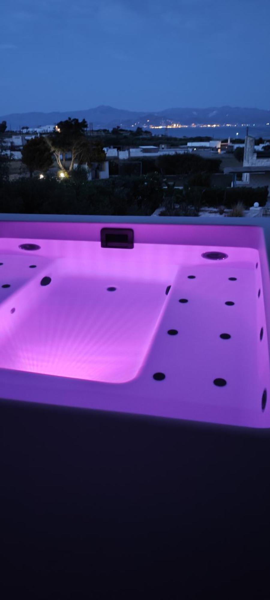 Island Magic - Seaview Villa With Jacuzzi Pool Ambelas Bagian luar foto