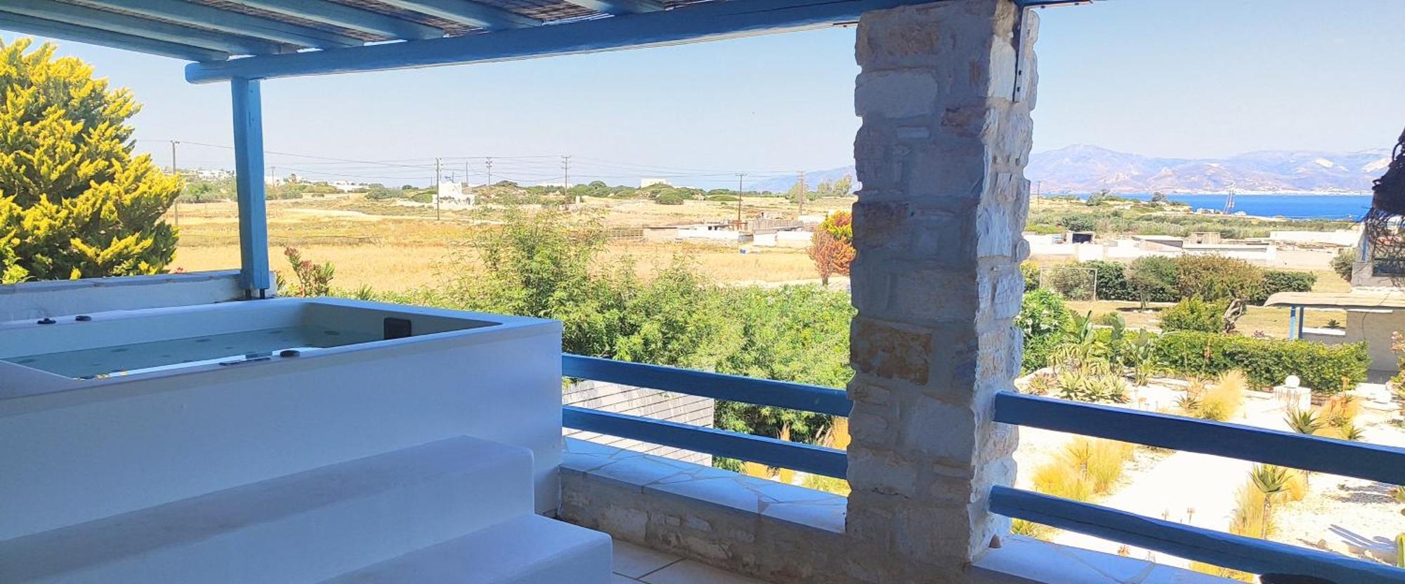 Island Magic - Seaview Villa With Jacuzzi Pool Ambelas Bagian luar foto